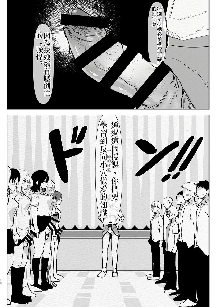 扶她幼驯染与我初次的逆屁穴课外授业第1话P7