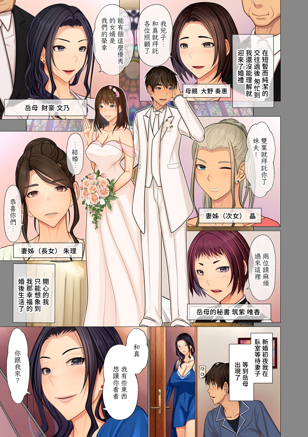 富豪一族のムコ 〜妻以外全員オレの女〜 第1話全集P7