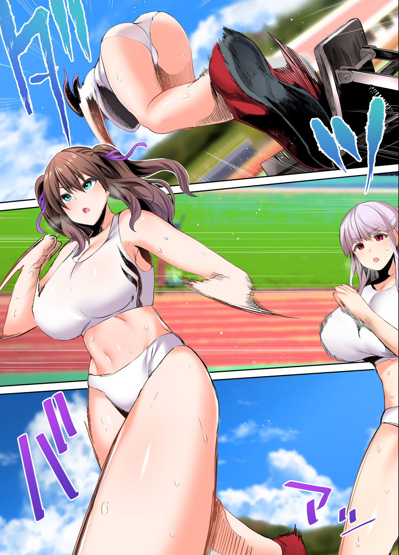 陸上部部長と副部長は俺の生オナホ!!!陽毬部長編全集P33