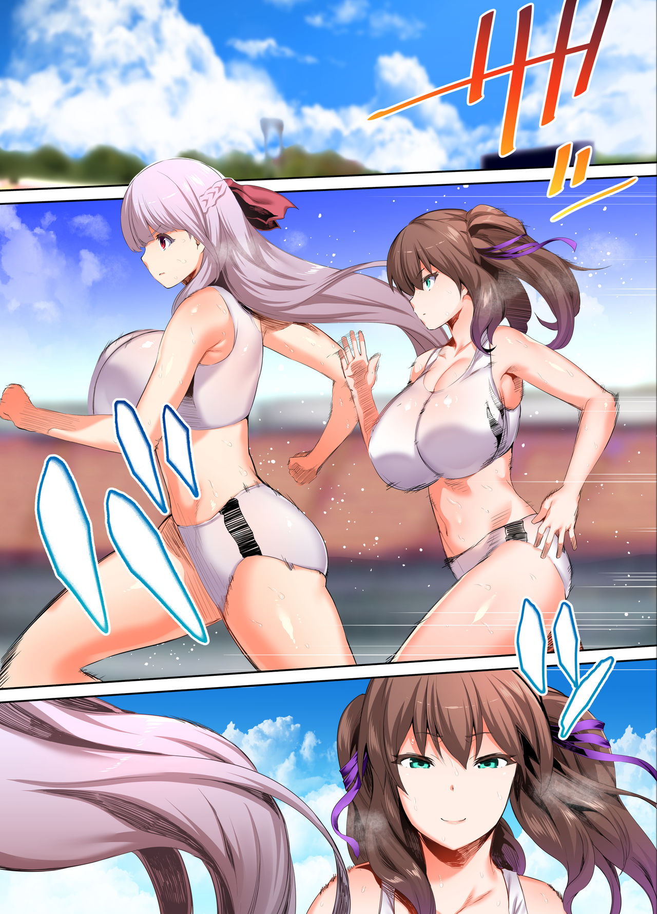 陸上部部長と副部長は俺の生オナホ!!!陽毬部長編全集P64