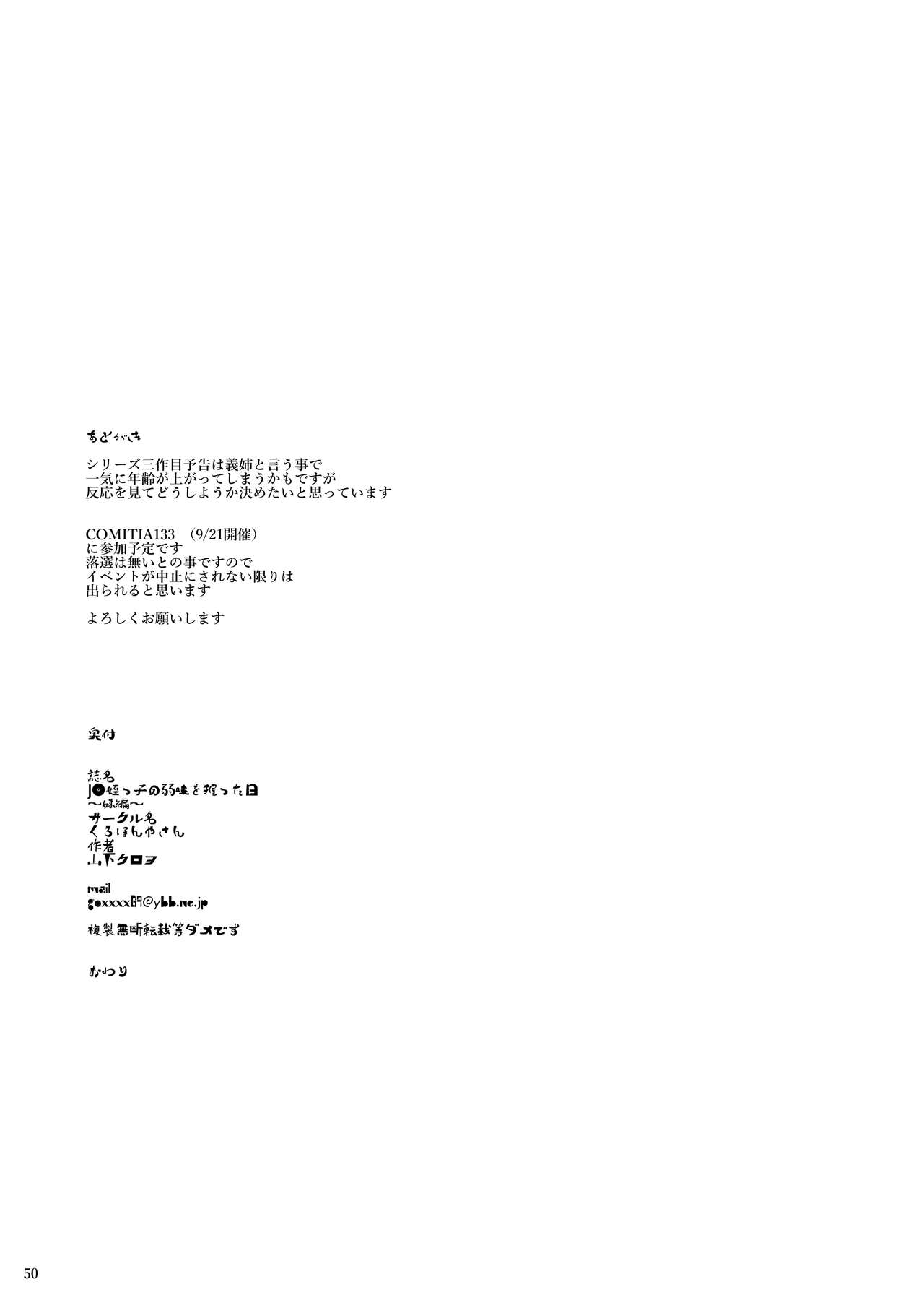 J〇姪っ子の弱味を握った日～妹編～全集P51