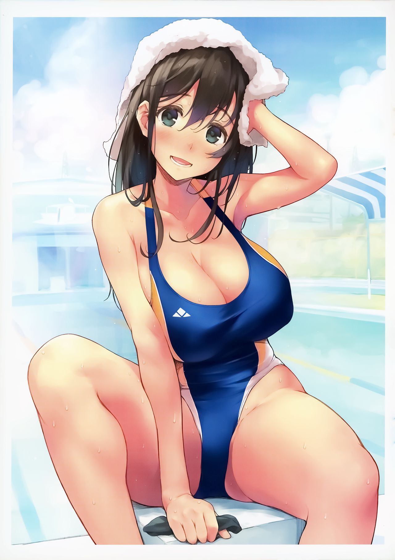 極薄水着で犯されたがりが隠せない全集P23