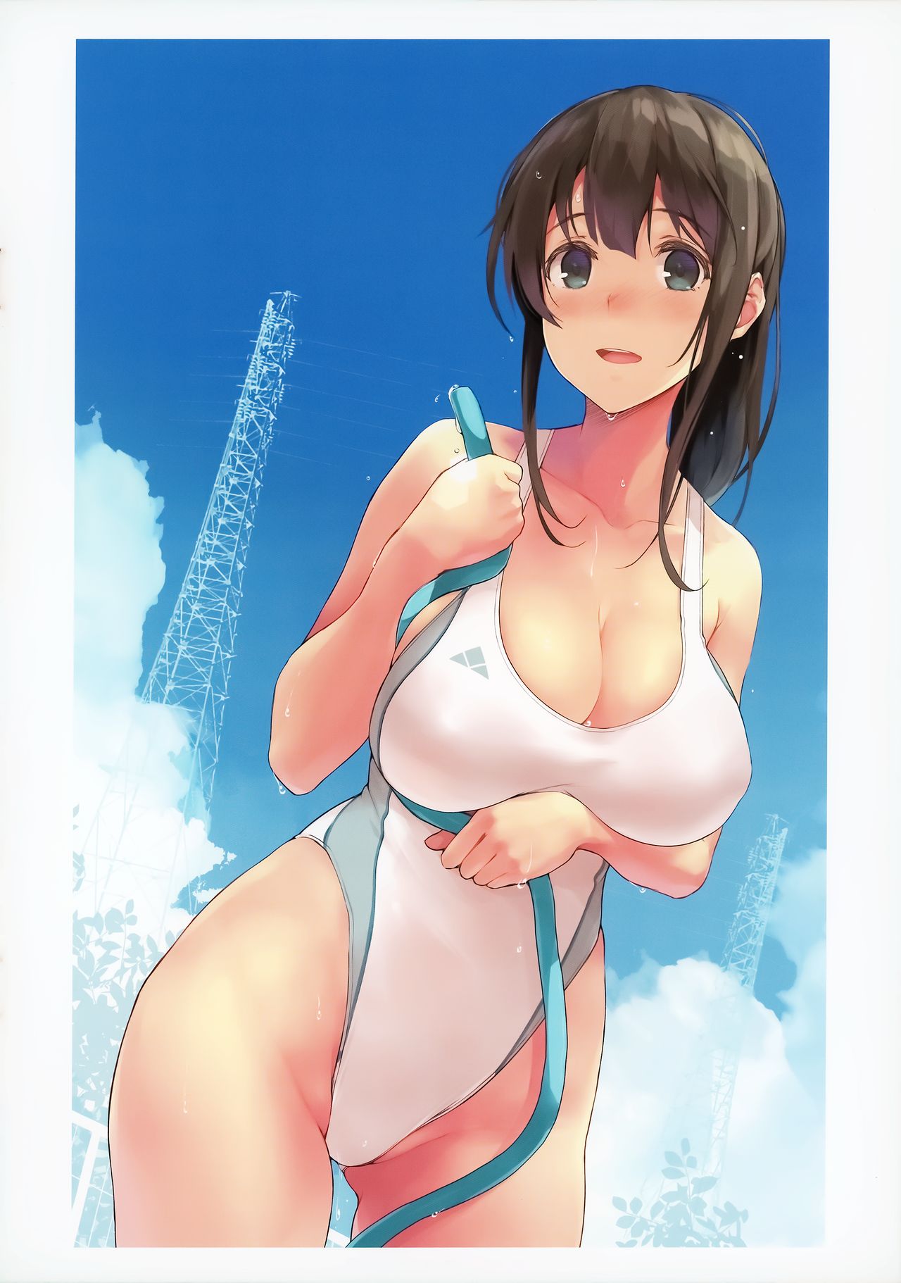 極薄水着で犯されたがりが隠せない全集P24