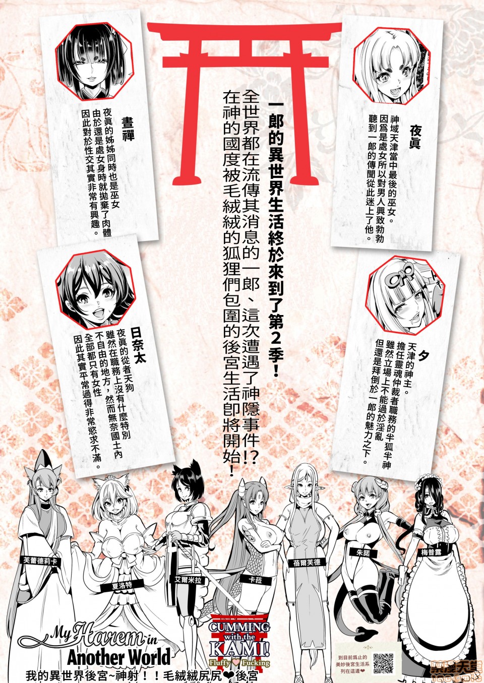 僕の異世界ハーレムシーズン2ep1 神イキ!モフコキハーレムはサークル全集P54